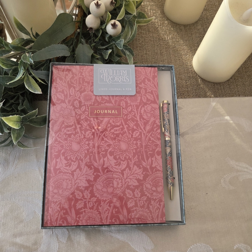 William Morris Pink Journal Set